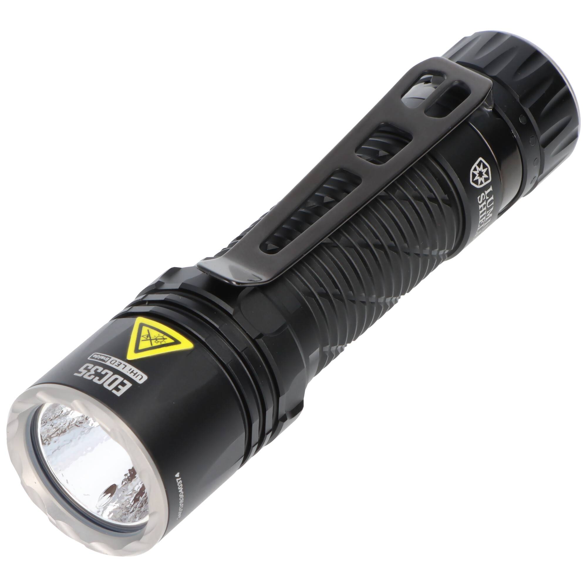 Nitecore EDC35 LED-Taschenlampe mit bis zu 5000 Lumen, NiteLab UHi 40 MAX LED, Lumin Shield Funktion, 21700 Li-Ion Akku