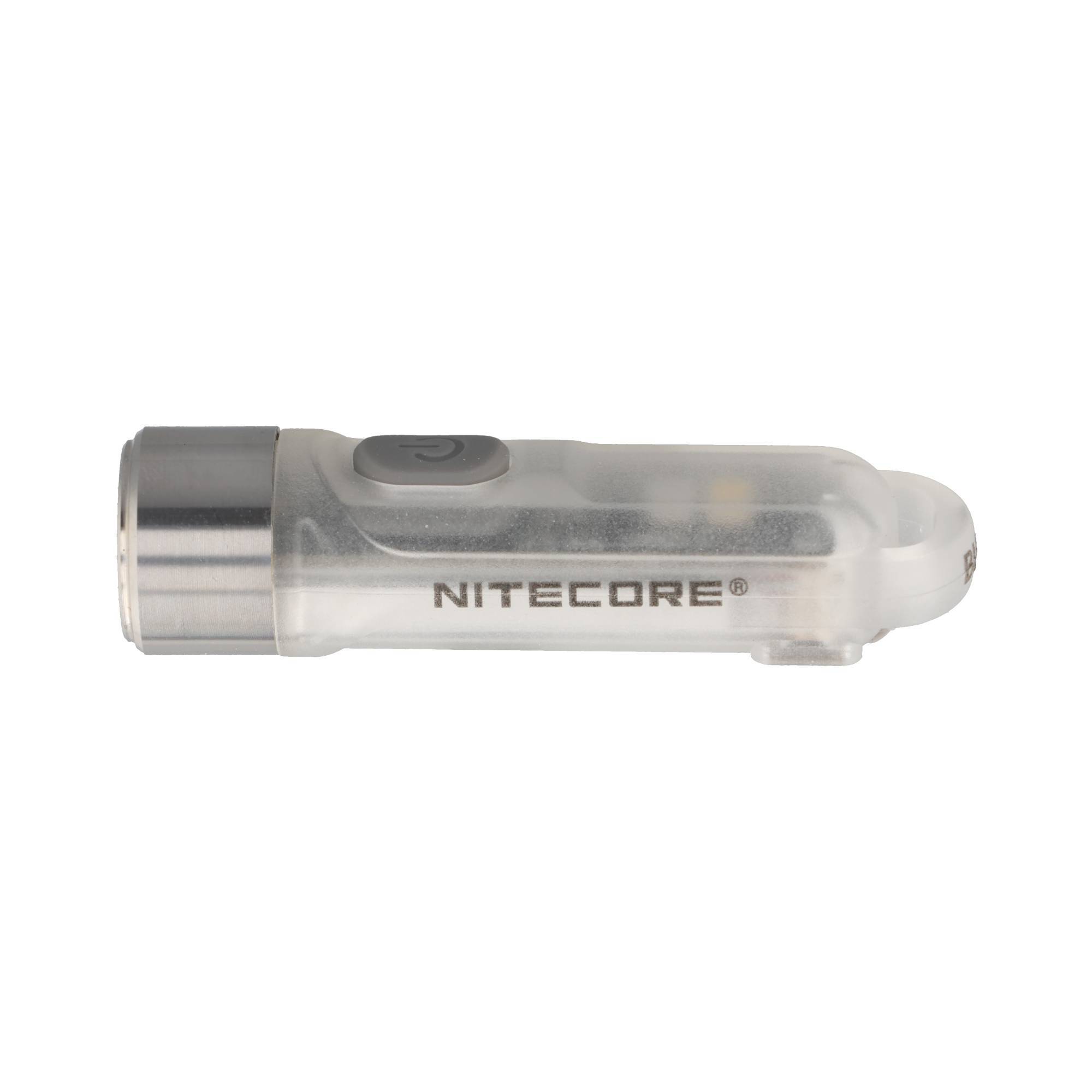 Nitecore TIKI GITD, Glow in the dark, mit UV LED, Schlüsselbundleuchte, wiederaufladbare Schlüsselanhängerlampe, blau