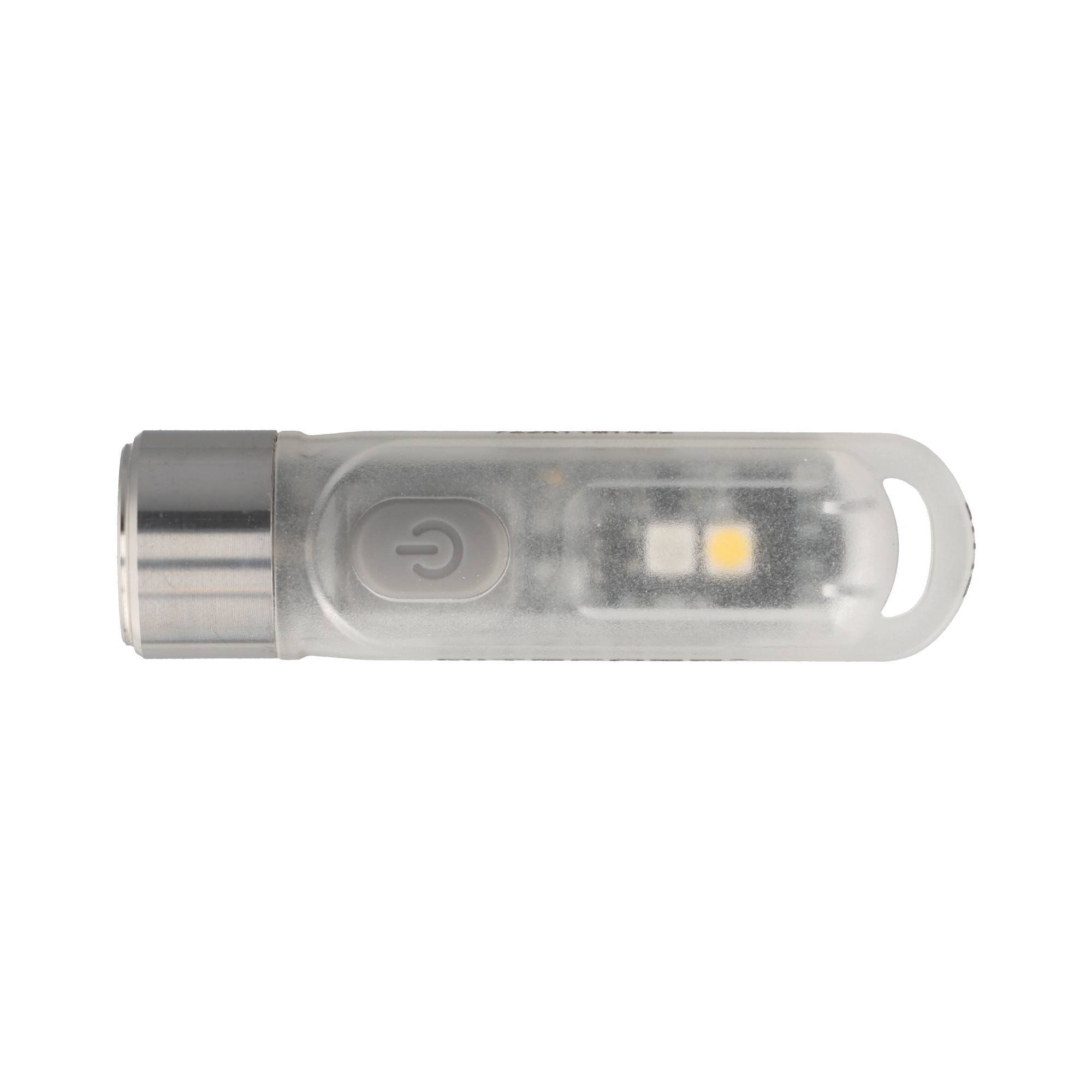 Nitecore TIKI GITD, Glow in the dark, mit UV LED, Schlüsselbundleuchte, wiederaufladbare Schlüsselanhängerlampe, blau