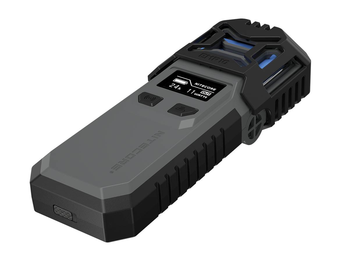 Nitecore EMR10, mobile Mückenabwehr, inklusive 2x NL2150 Akkus, mit Powerbankfunktion, wasserdicht IPX5, ideal für Campi