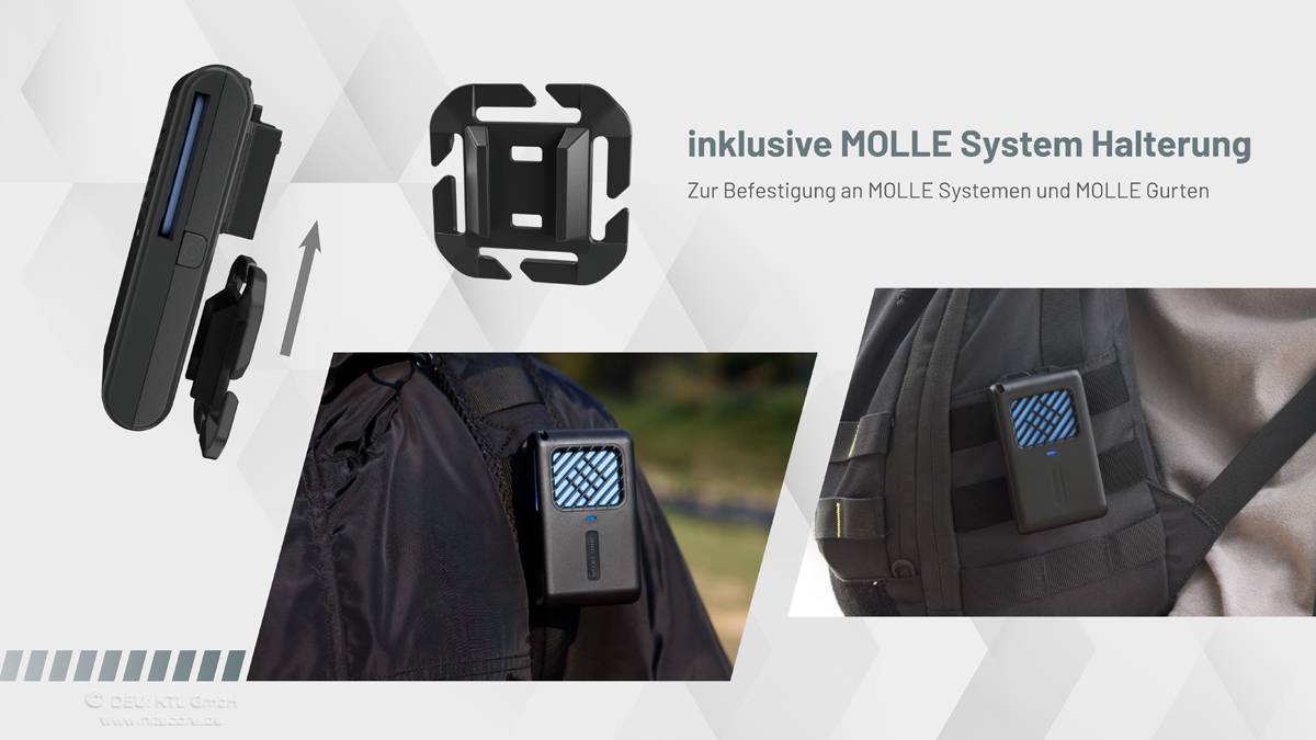 Nitecore EMR06, mobile Mückenabwehr, 4,8 Meter Schutzzone, ideal für Camping, Outdoor und Angeln, inkl. 3x Wirkstoffplat