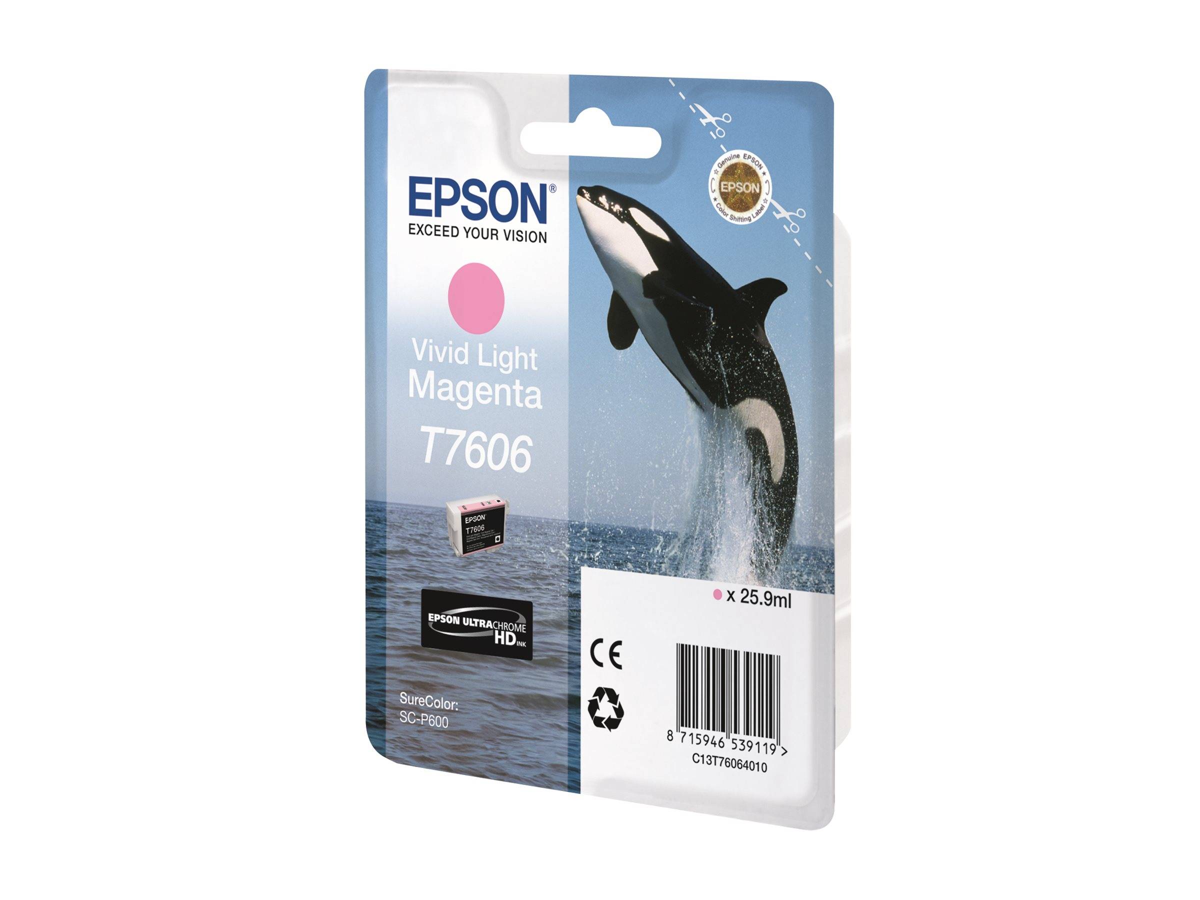 Epson T7606 - 25.9 ml - Vivid Light Magenta - original