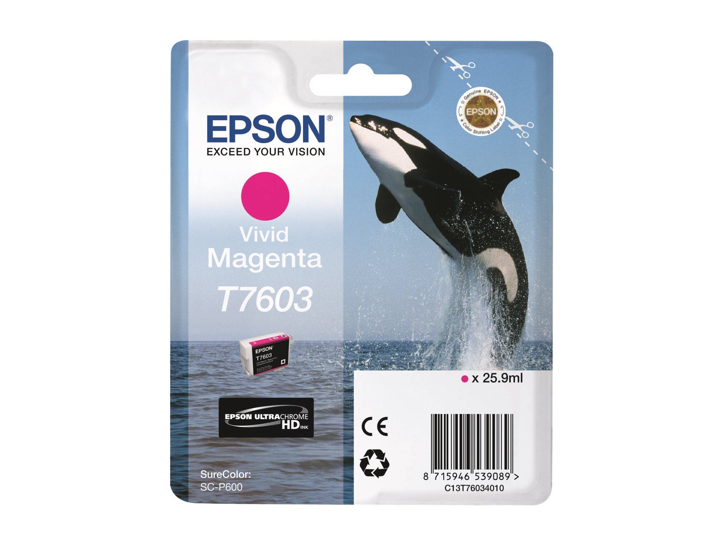 Epson T7603 - 25.9 ml - Vivid Magenta - original
