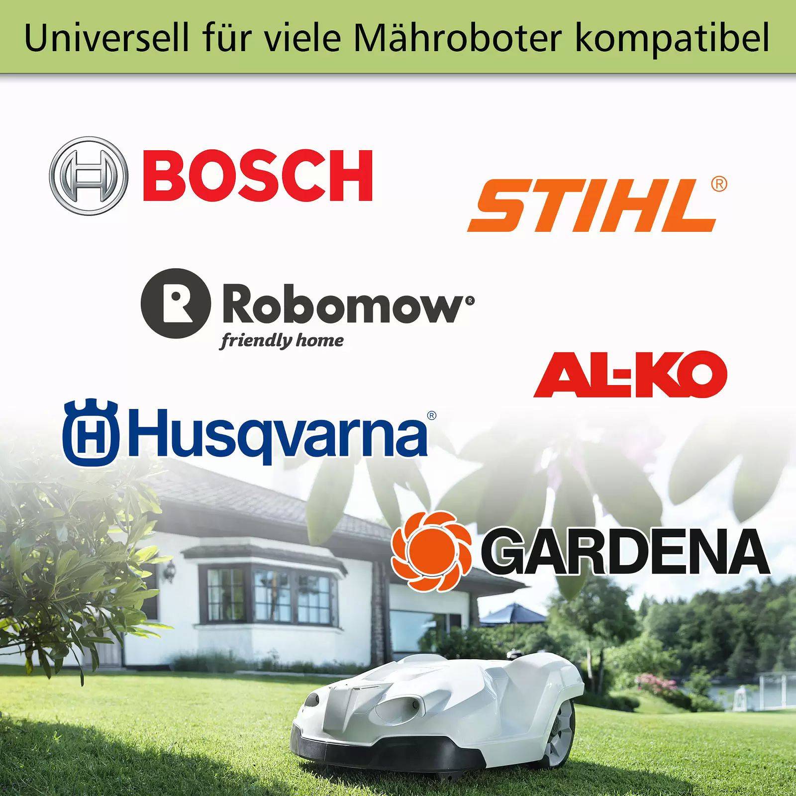 100m Begrenzungskabel kompatibel mit Mähroboter Gardena, Husqvarna Automower 2,7mm