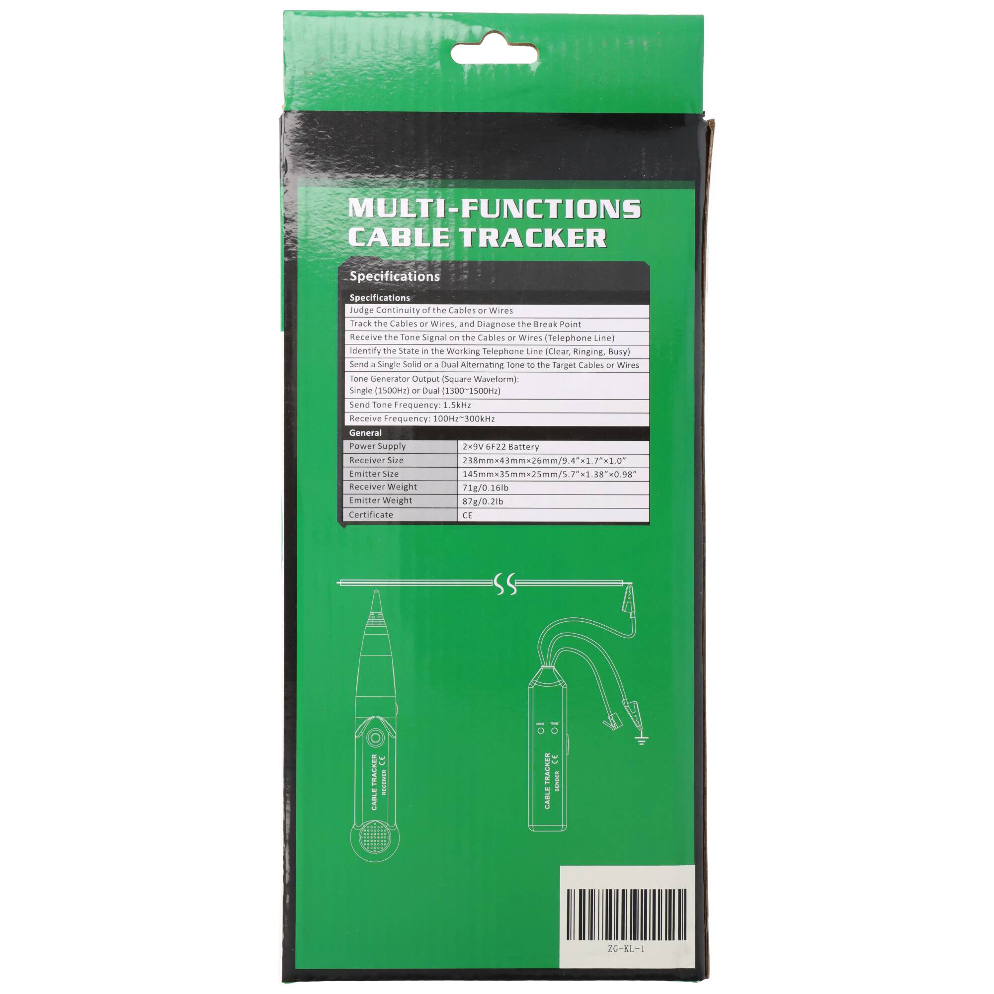 Kabelbruchsuchgerät für Mähroboterdraht, Kabelbruchdetektor, Kabel-Tester, MS6812