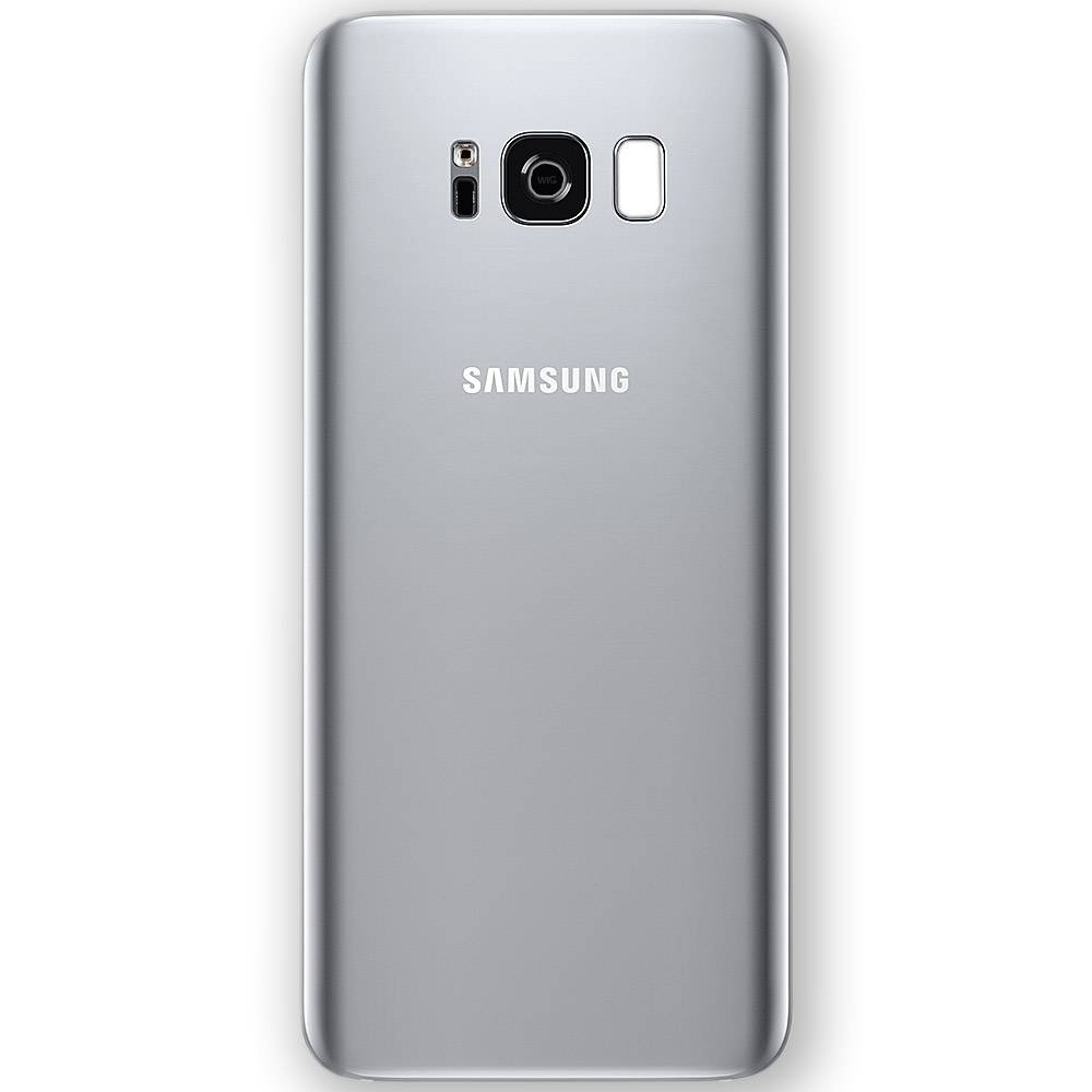 Samsung GH82-13962B Akkudeckel Deckel für Galaxy S8 G950 G950F + Klebepad Silber
