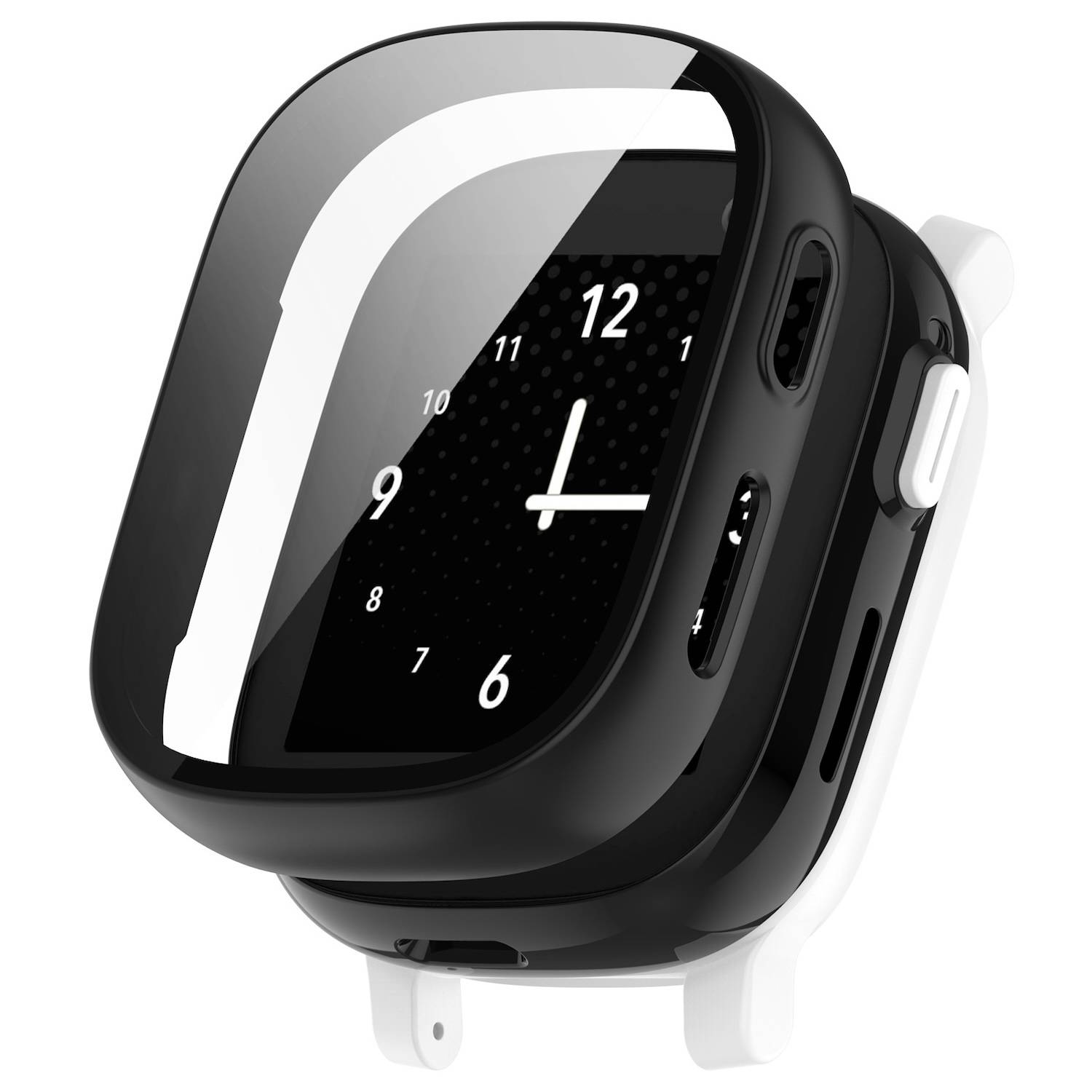 Für Xplora X6 Play / X6 Children Schutz Hülle + 3D Hart Glas Schwarz