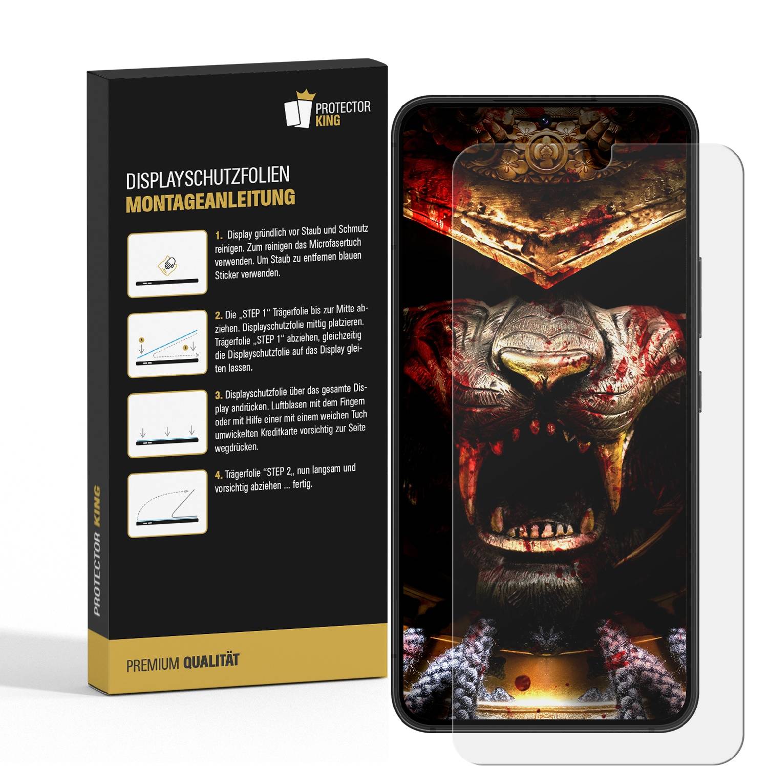 Kopie von 3x entspiegelt 9H Panzernanoglas für Samsung Galaxy S24 Plus MATT FLEXIBLER Displayschutz Schutzglas Panzerglas Schutzfolie Panzerfolie