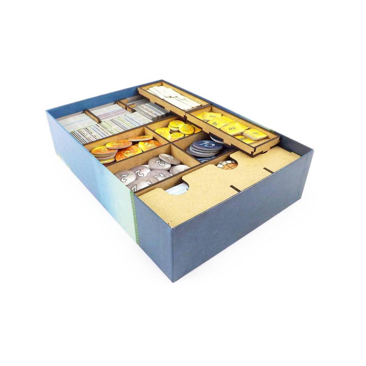 SKYE - Brettspiel Organizer für Isle of Skye - Vom Häuptling zum König + Erw. Wanderer und Druiden
