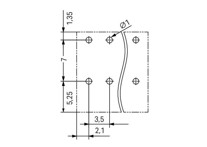 WAGO GmbH & Co. KG THR-Leiterplattenklemme 20861203300000997605