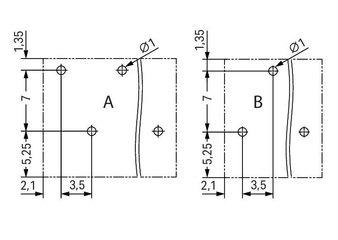 WAGO GmbH & Co. KG THR-Leiterplattenklemme 20861224300000997605