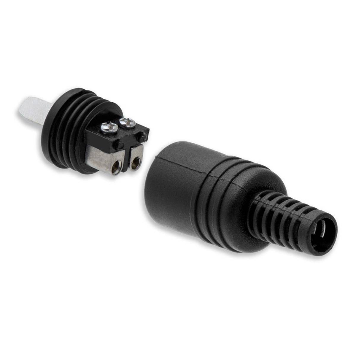 2x Lautsprecherstecker Audio 2 pin DIN Stecker Schraubbar Boxen Stecker