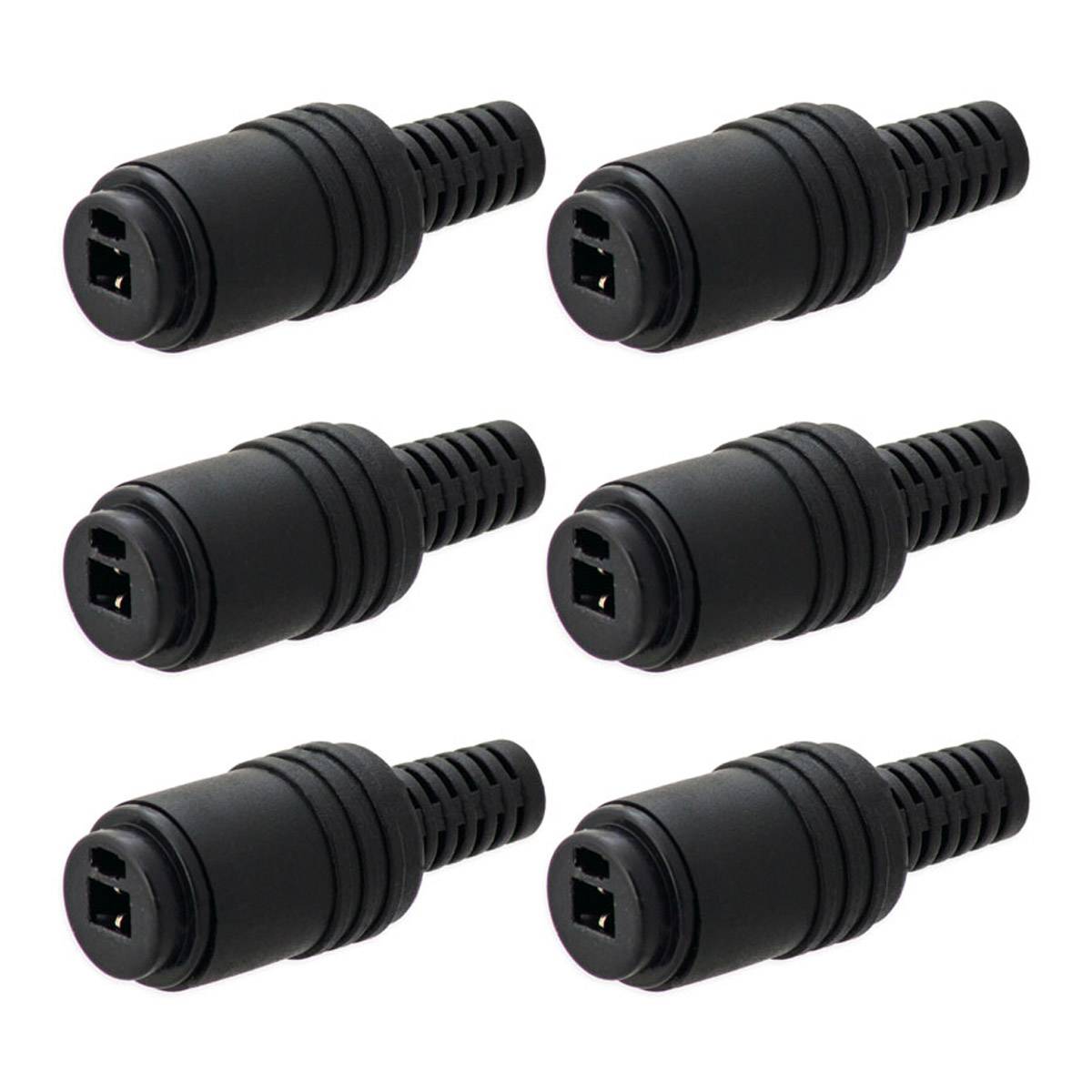 6x Lautsprecherbuchsen Audio 2 pin DIN Buchsen Schraubbar Boxen Stecker