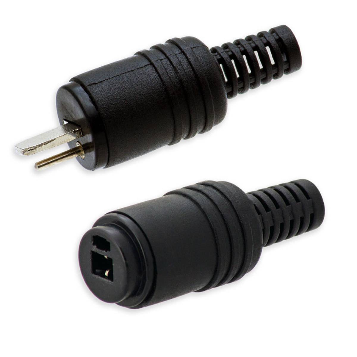 Din 2-pol. Lautsprecher Audio SET 1x Lautsprecher-Stecker und 1x Lautsprecher-Buchsen Schraubbar