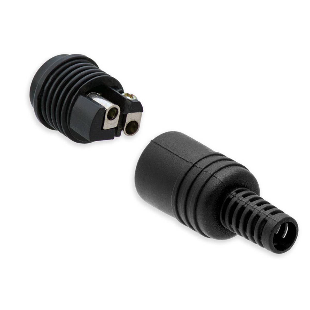 Din 2-pol. Lautsprecher Audio SET 1x Lautsprecher-Stecker und 1x Lautsprecher-Buchsen Schraubbar