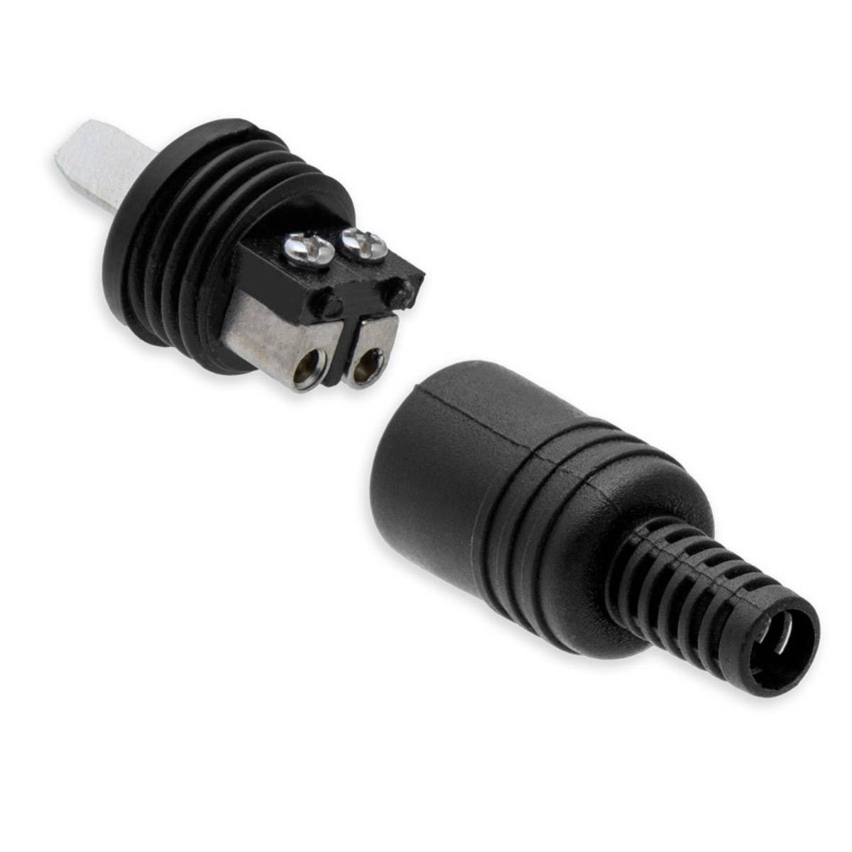 Din 2-pol. Lautsprecher Audio SET 1x Lautsprecher-Stecker und 1x Lautsprecher-Buchsen Schraubbar