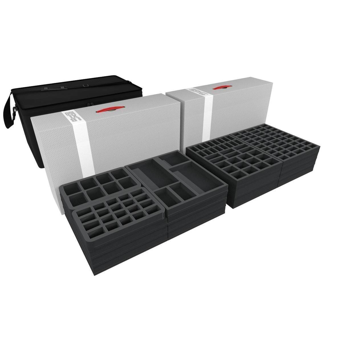TRA06 - Transporter mit 2 XL Lagerboxen für über 540 Zombicide Figuren und Zubehör