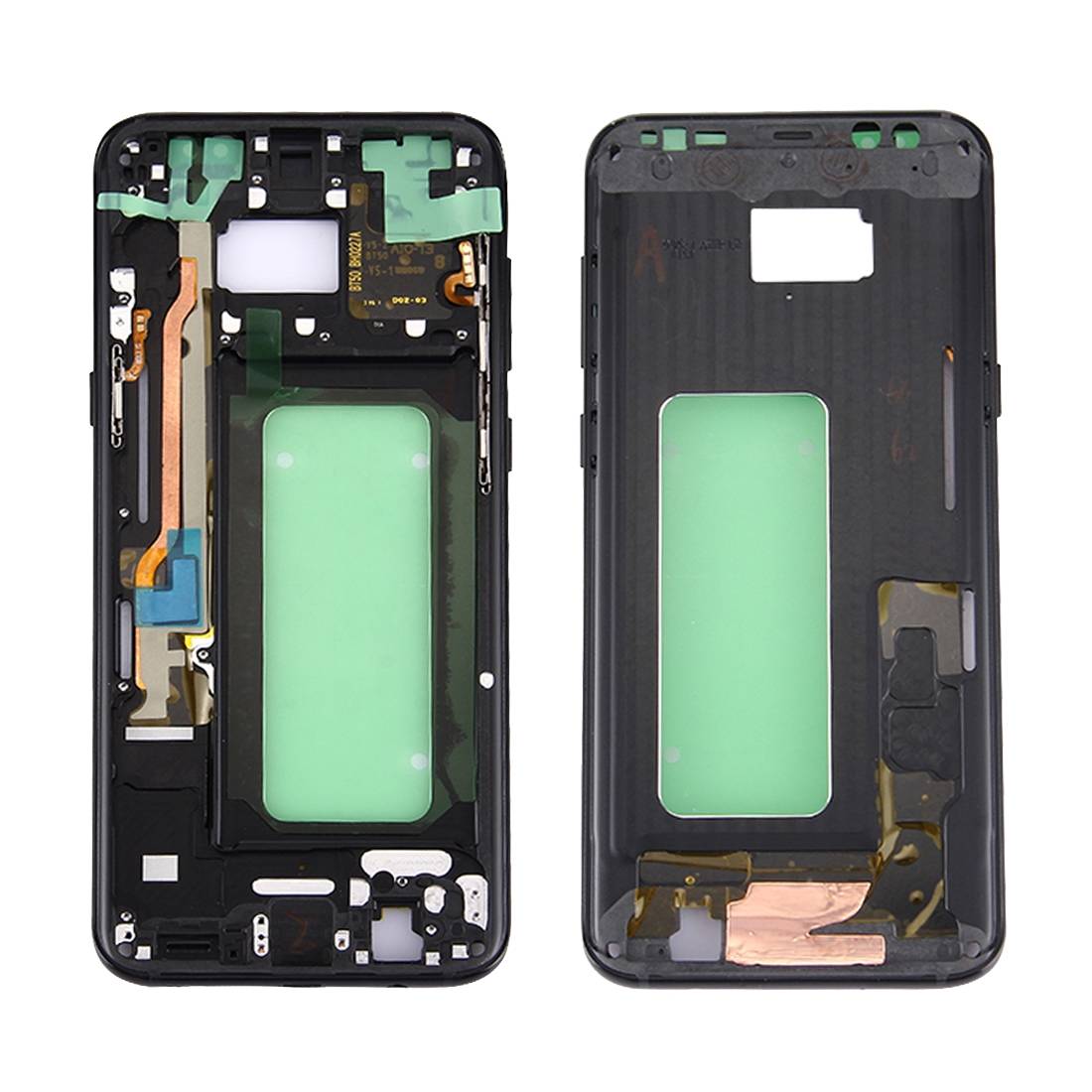 Mittelrahmen Rahmen Kamera Glas Gehäuse für Samsung Galaxy S8 Plus G955 G955F Schwarz