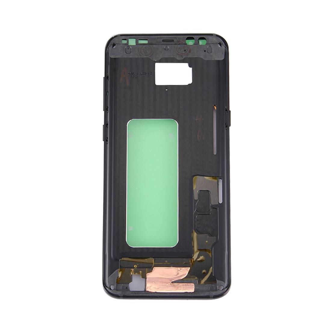 Mittelrahmen Rahmen Kamera Glas Gehäuse für Samsung Galaxy S8 Plus G955 G955F Schwarz
