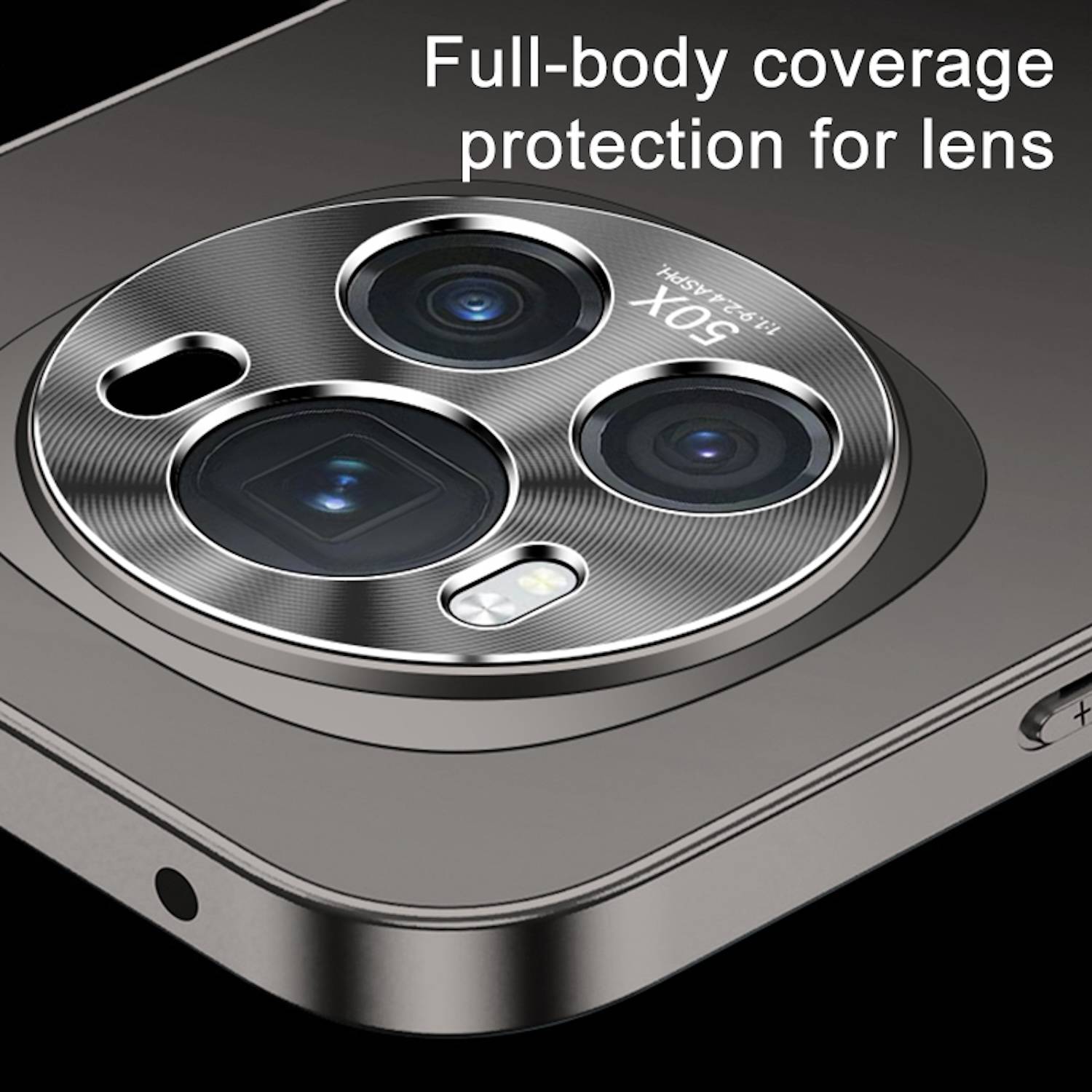 Für Honor 200 Feinmattes Metall Design Handy Hülle Cover Case Schwarz