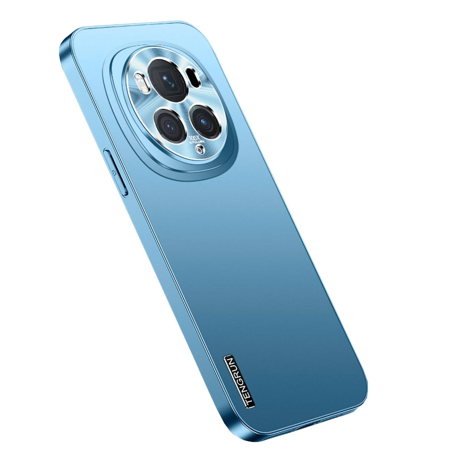 Für Honor Magic 6 Pro Feinmattes Metall Design Handy Hülle Cover Case Hellblau