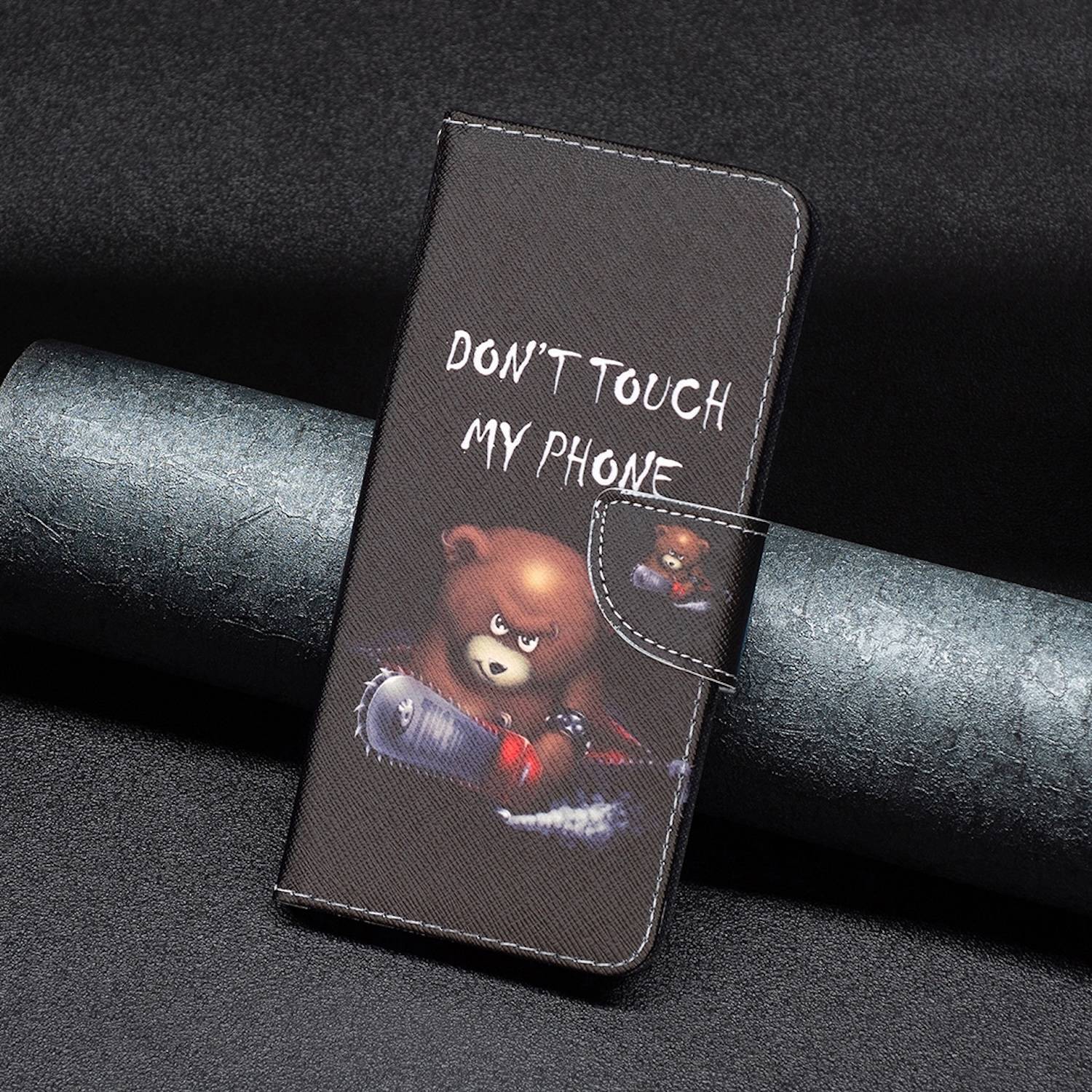 Für Motorola Moto G84 5G Kunst Leder Book Wallet Schutz Tasche Motiv 1