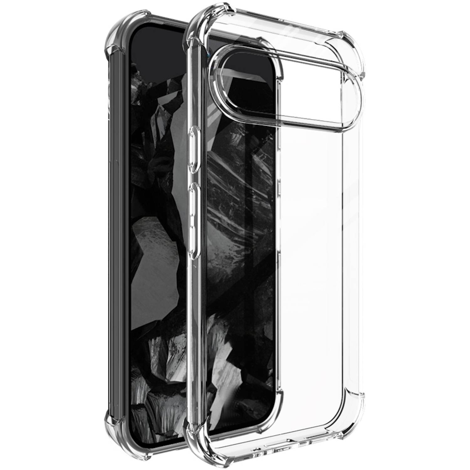 Für Google Pixel 9 / 9 Pro Schock TPU Schutz Handy Hülle Transparent