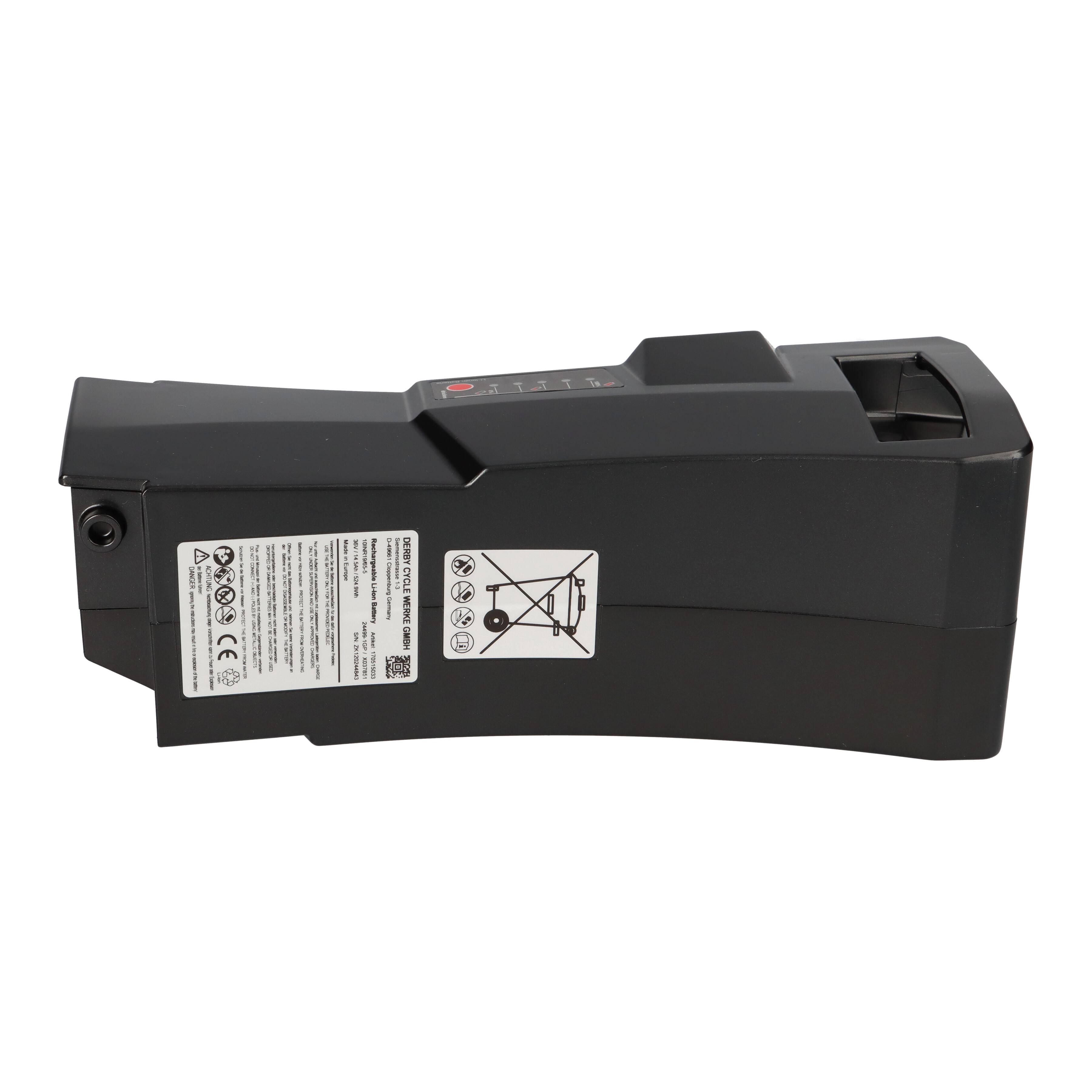 BMZ Impulse Akku - 36V 14,5Ah (540Wh) + Ladegerät 36V 3A