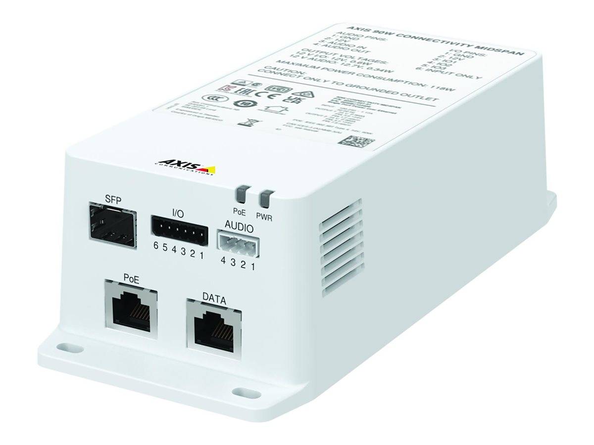 Axis TU8003 - Power Injector - connectivity midspan - Wechselstrom 100-240 V - 9
