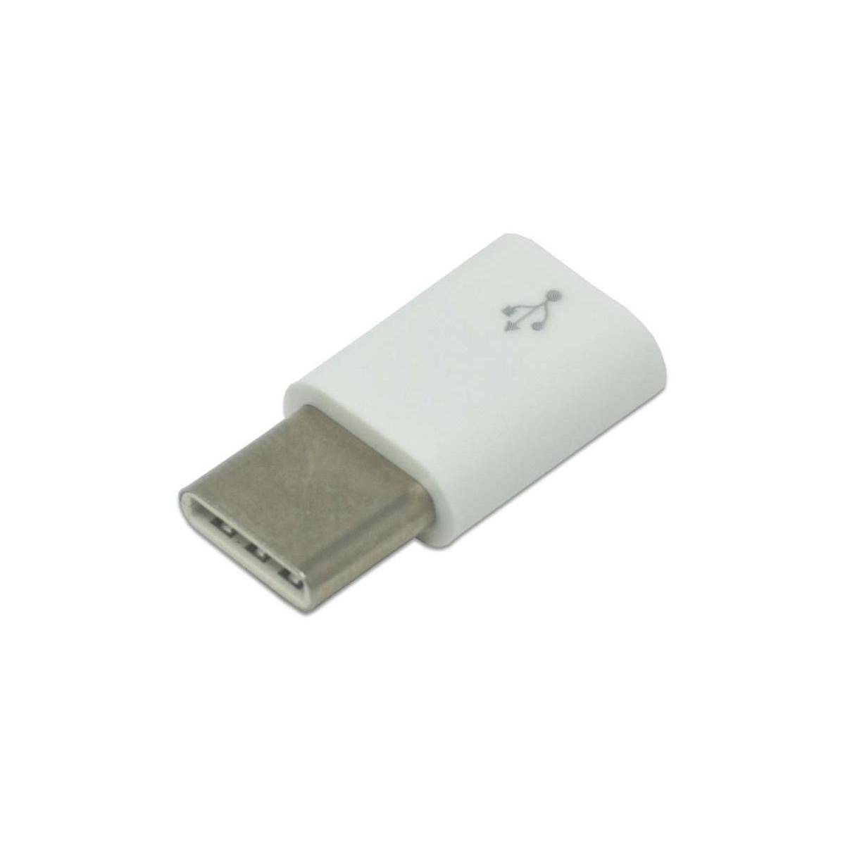EB6792 - RPi4 MicroUSB B zu USB C Adapter Weiß