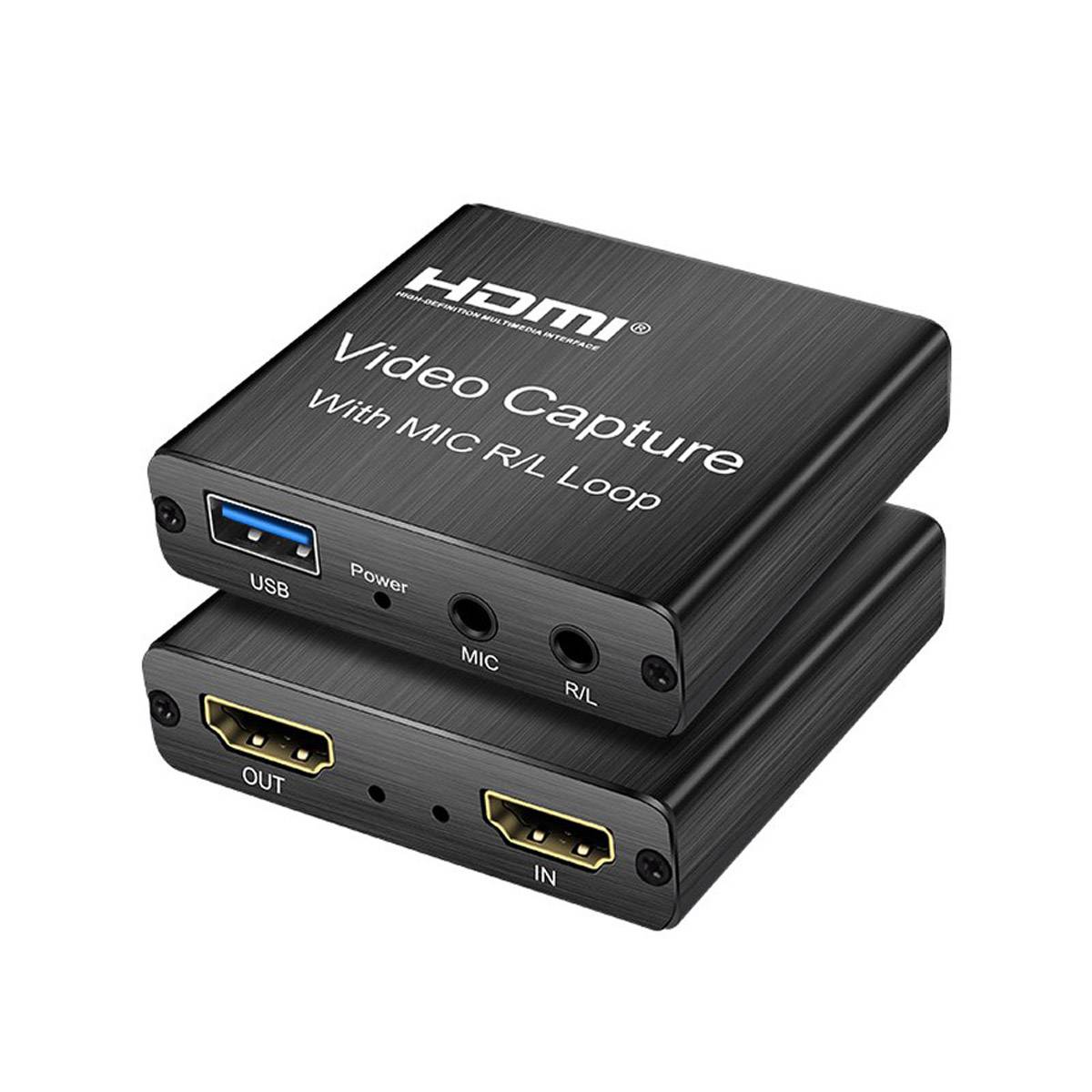 4K Audio Video Capture Karte HDMI Loop 1080P 60FPS Live-Streaming USB