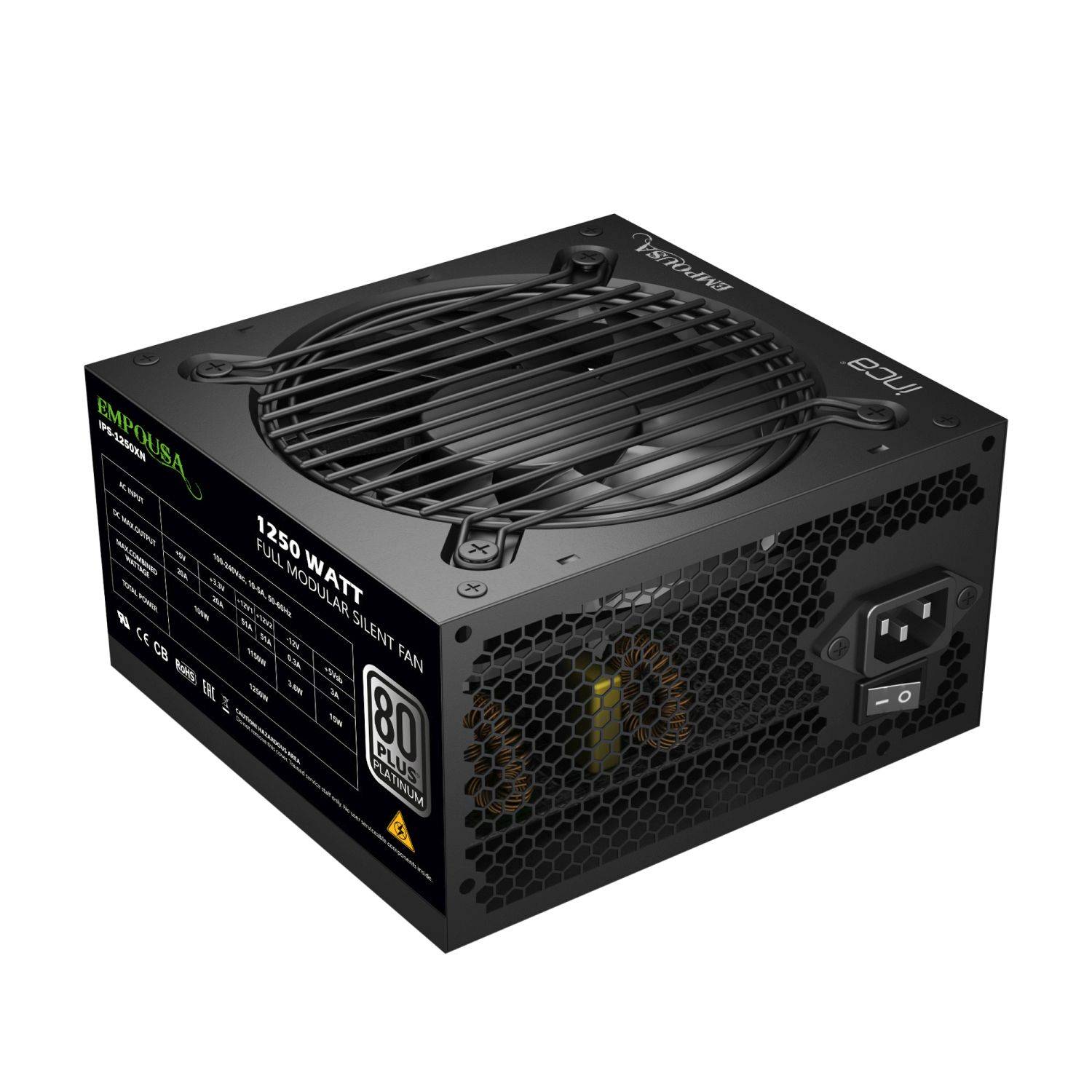 INCA - Netzteil IPS-1250XN - PC-/Server Netzteil - ATX