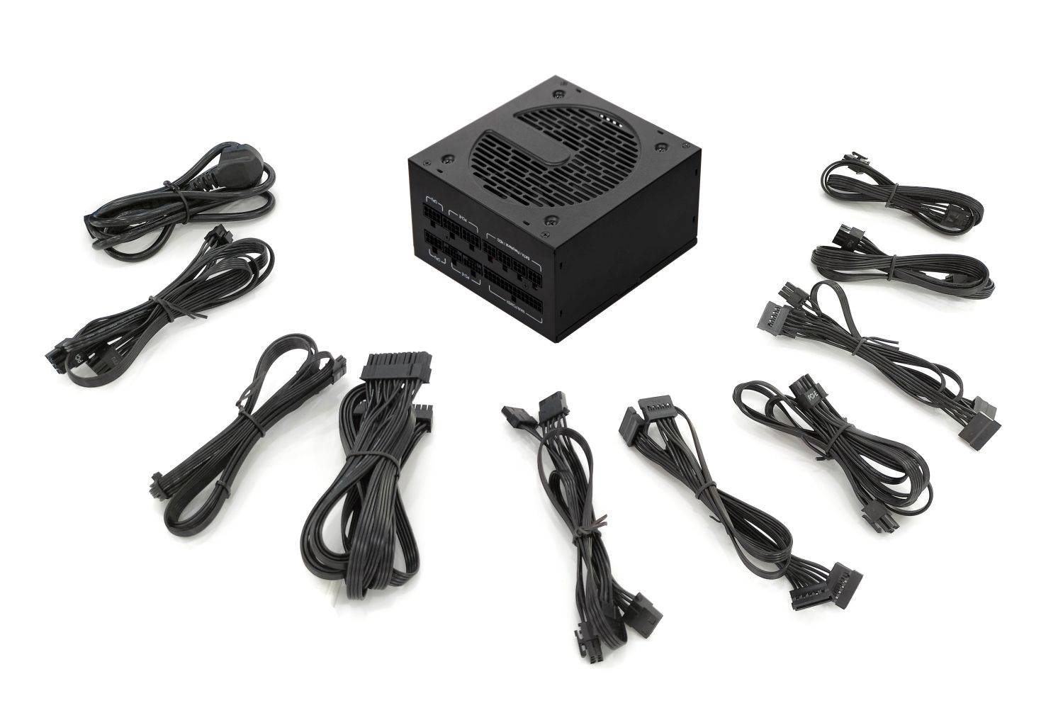 INCA IPS-1250XN Silent Power Supply Kompatibel mit dem neuesten ATX 12V V2.3 Standard Der extrem leise 120-mm-Lüfter