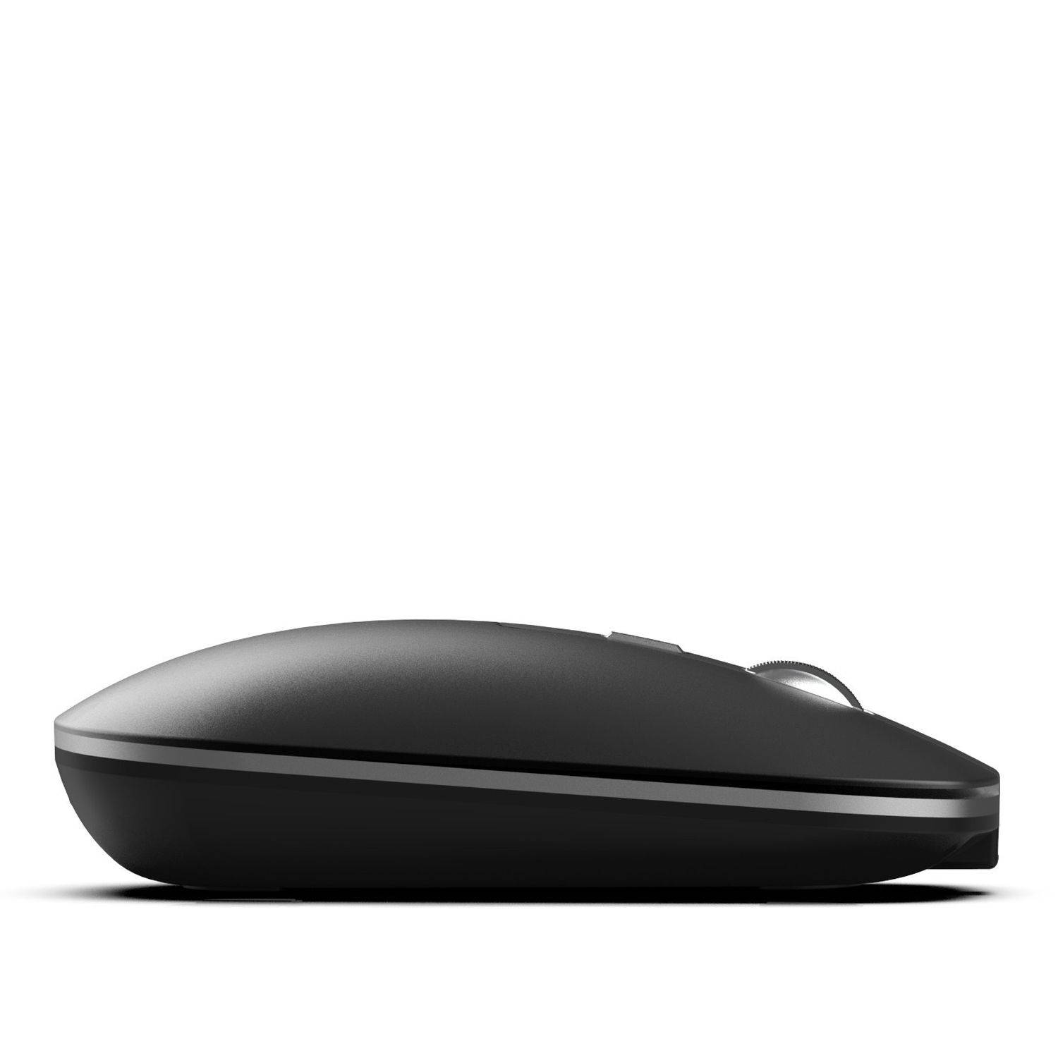 Inca Bluetooth & kabellose 2,4G kabellose optische Maus wiederaufladbare 800-1200-1600 Dpi Silent-Maus Schwarz