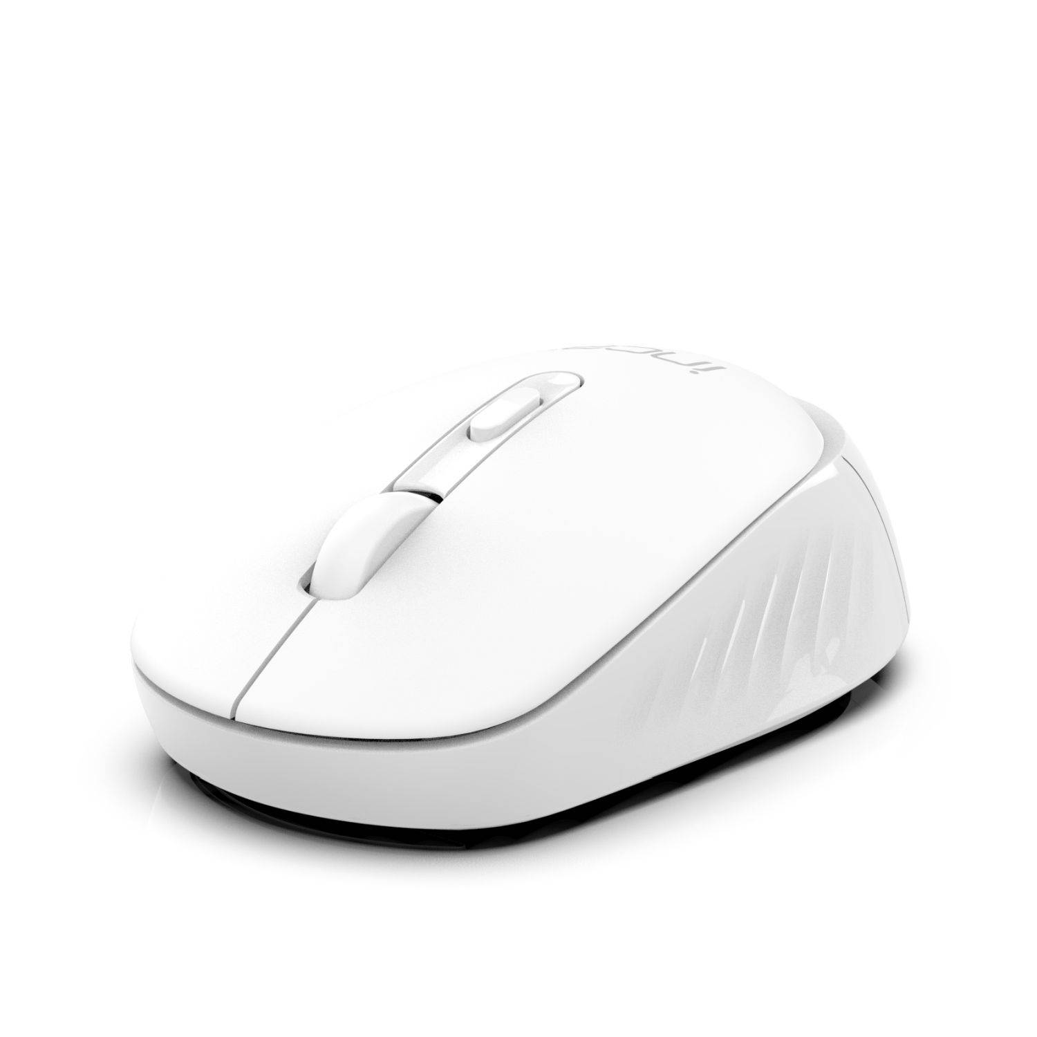 INCA Candy Design Wireless Mouse Maus, 2.4GHz Wireless, Ergnomisch Auto Sleep Mode, 800-1600 DPI Weiß