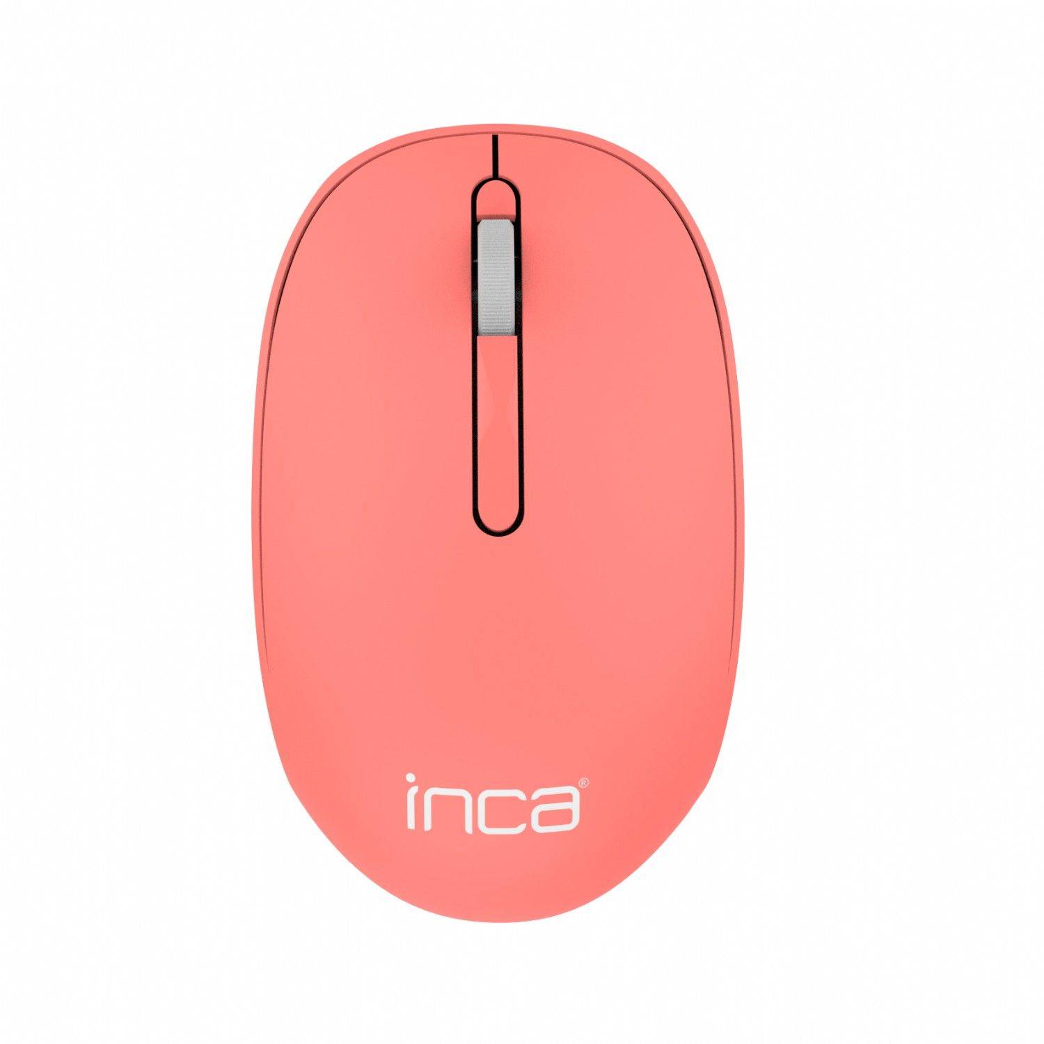 Inca Maus RF Wireless Ergonomisch 1200 DPI 2,4 GHz kabellose Maus Rosa