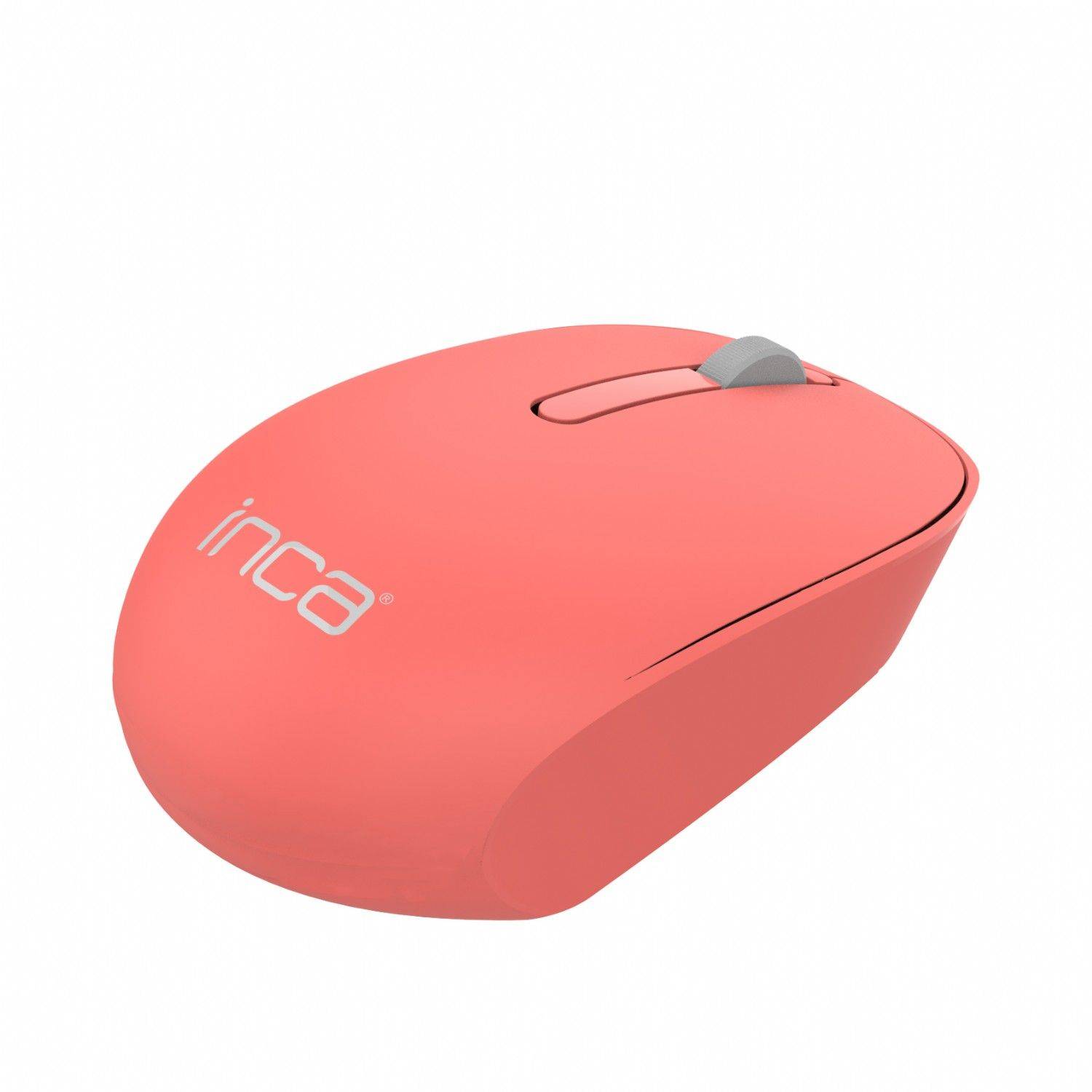 Inca Maus RF Wireless Ergonomisch 1200 DPI 2,4 GHz kabellose Maus Rosa