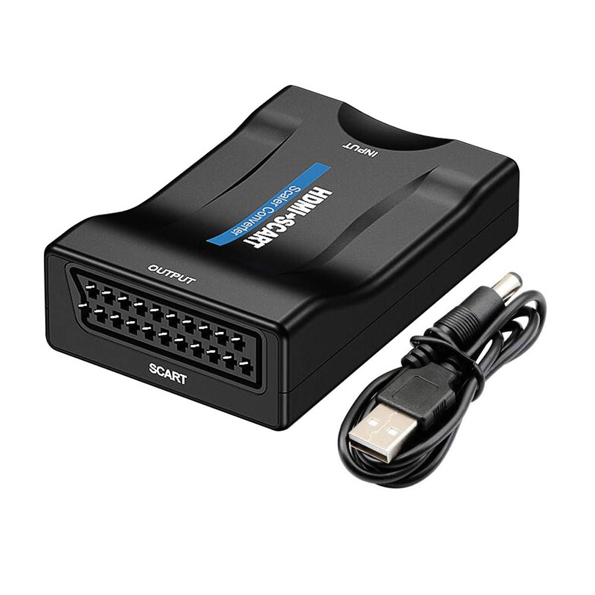 HDMI > Scart Konverter Adapter Wandler AV Scaler Converter 1080P HD TV