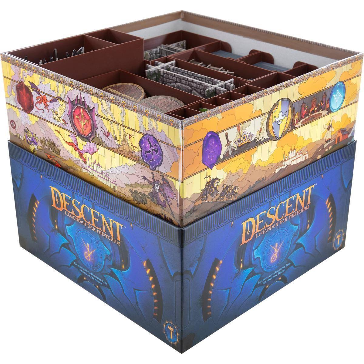 ORG092 - Organizer + Schaumstoff-Set für Descent: Legenden der Finsternis - Grundspielbox