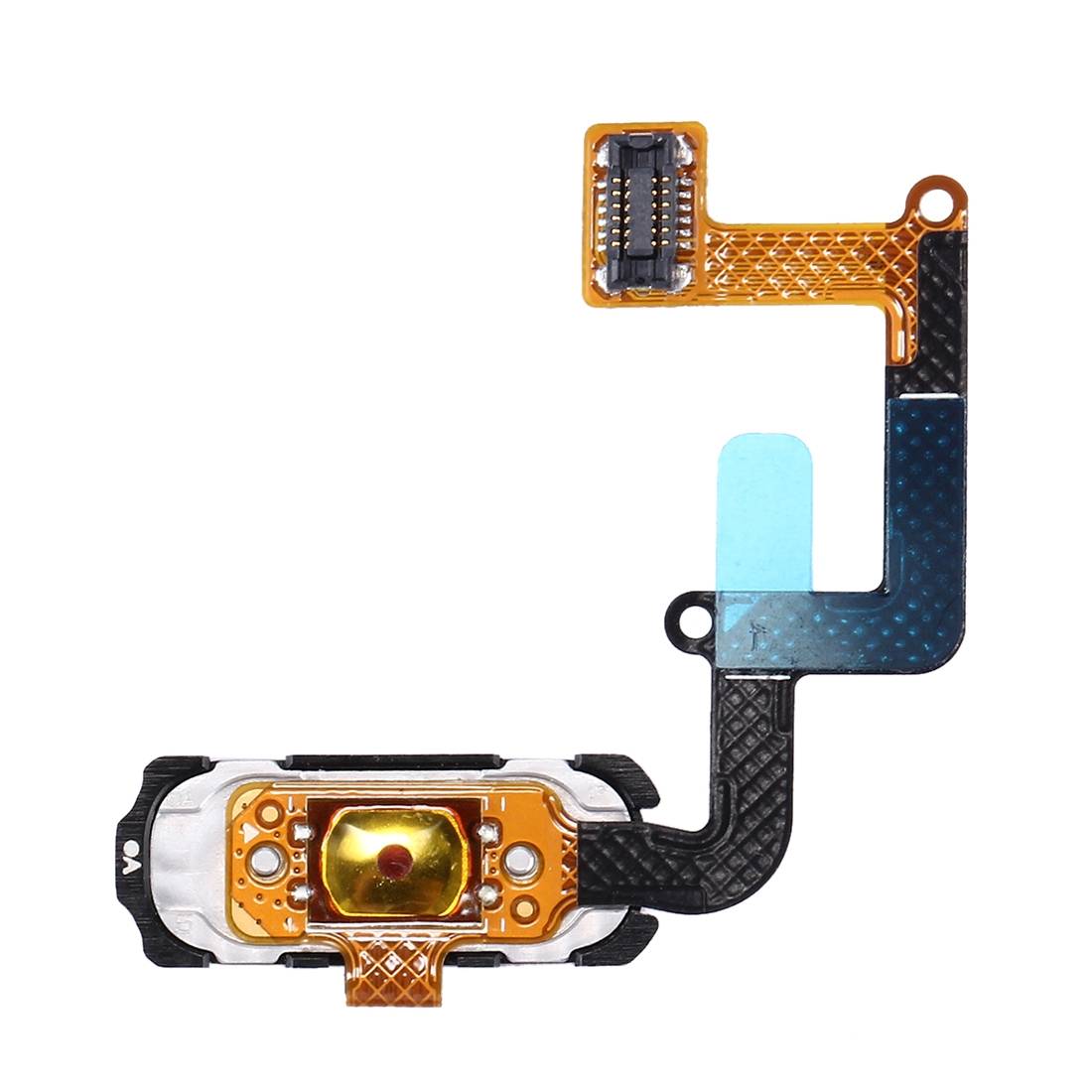 Für Samsung Galaxy A3 A320F / A5 A520F / A7 A720F 2017 Home Button + Fingerabdruck Flex Kabel Schwarz