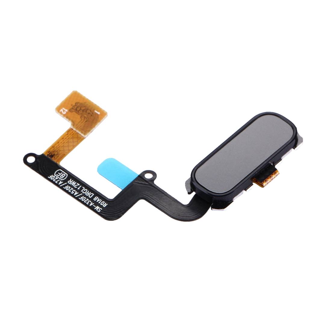 Für Samsung Galaxy A3 A320F / A5 A520F / A7 A720F 2017 Home Button + Fingerabdruck Flex Kabel Schwarz