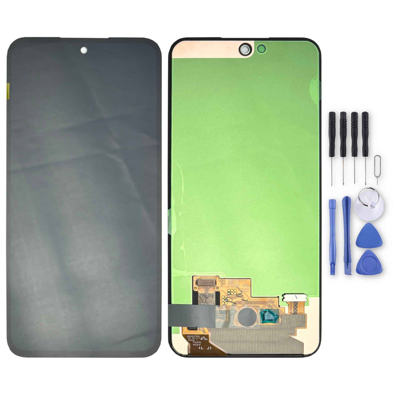 Samsung Display LCD Einheit Touch ohne Rahmen Ersatzteil Reparatur für Galaxy A55 5G GH82-34308A Schwarz