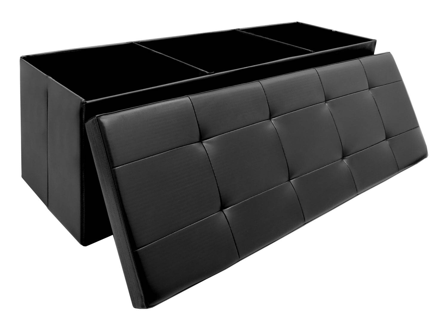 110 cm Sitzbank mit Stauraum - 120L Sitztruhe mit Deckel bis 250 kg