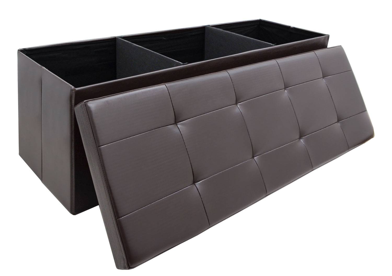 110 cm Sitzbank mit Stauraum - 120L Sitztruhe mit Deckel bis 250 kg