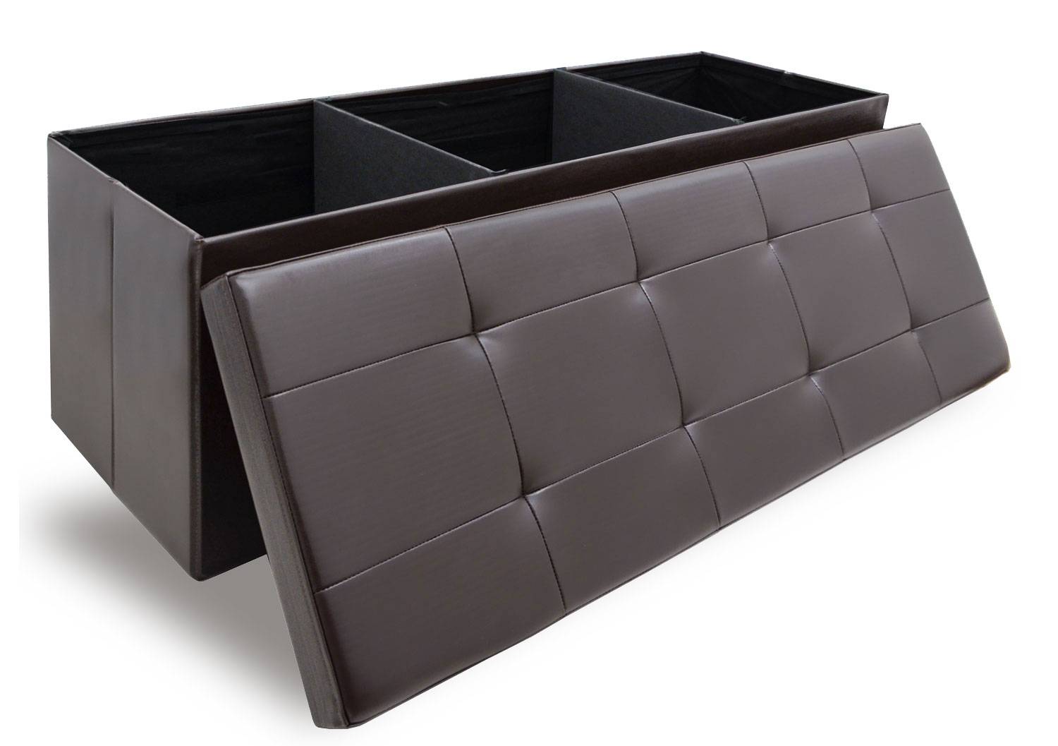 110 cm Sitzbank mit Stauraum - 120L Sitztruhe mit Deckel bis 250 kg