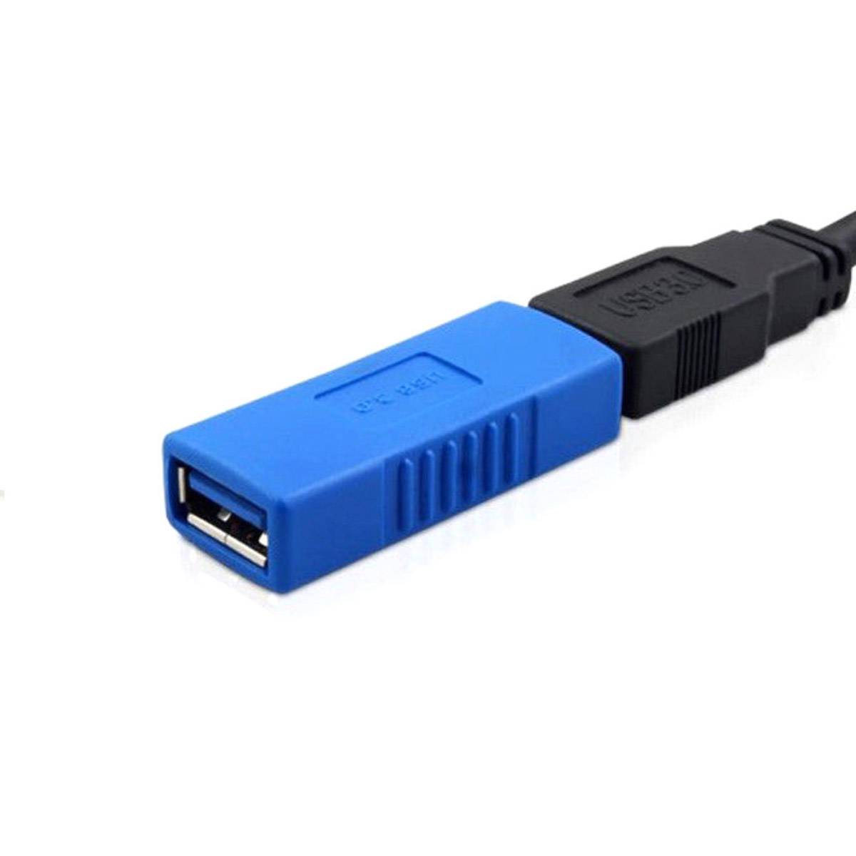 USB 3.0 Buchse Doppelbuchse Stecker Adapter Kabelverlängerung Verbinder