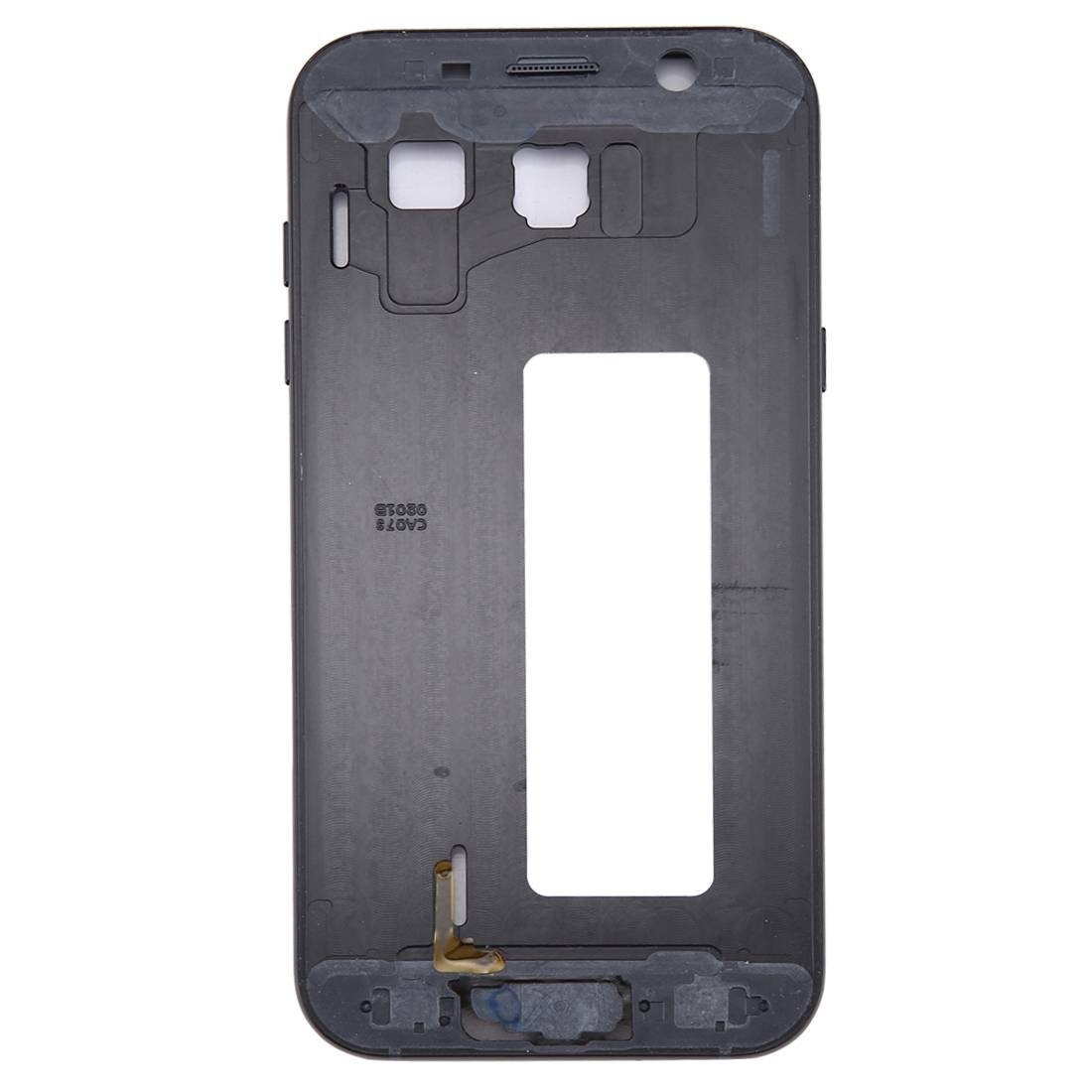 Mittelrahmen Kamera Glas Gehäuse für Samsung Galaxy A7 2017 A720F Schwarz Neu