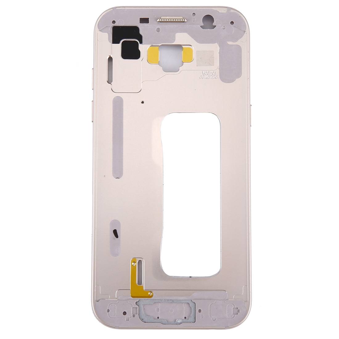 Mittelrahmen Kamera Glas Gehäuse für Samsung Galaxy A5 2017 A520F Gold Neu