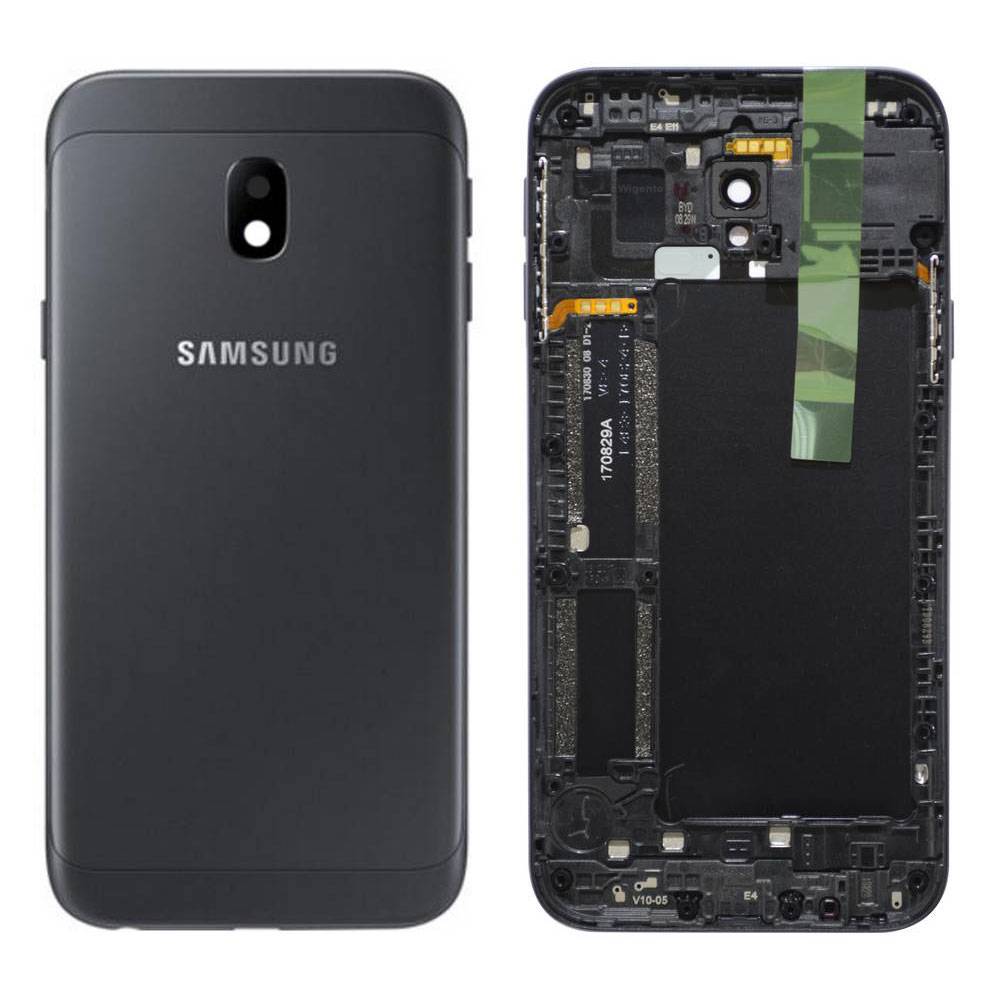 Samsung GH82-14891A Akkudeckel Deckel für Galaxy J3 J330F 2017 Schwarz