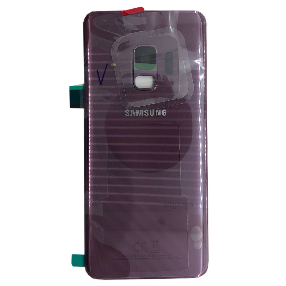Samsung GH82-15865B Akkudeckel Deckel für Galaxy S9 G960F + Klebepad Lilac Purple Lila Neu